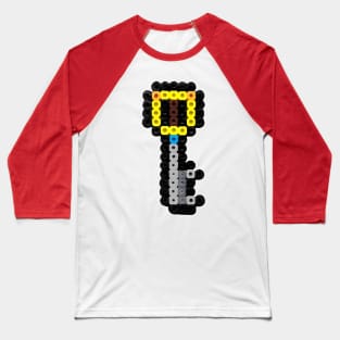 Kingdom Hearts Keyblade 8-Bit Pixel Art Baseball T-Shirt